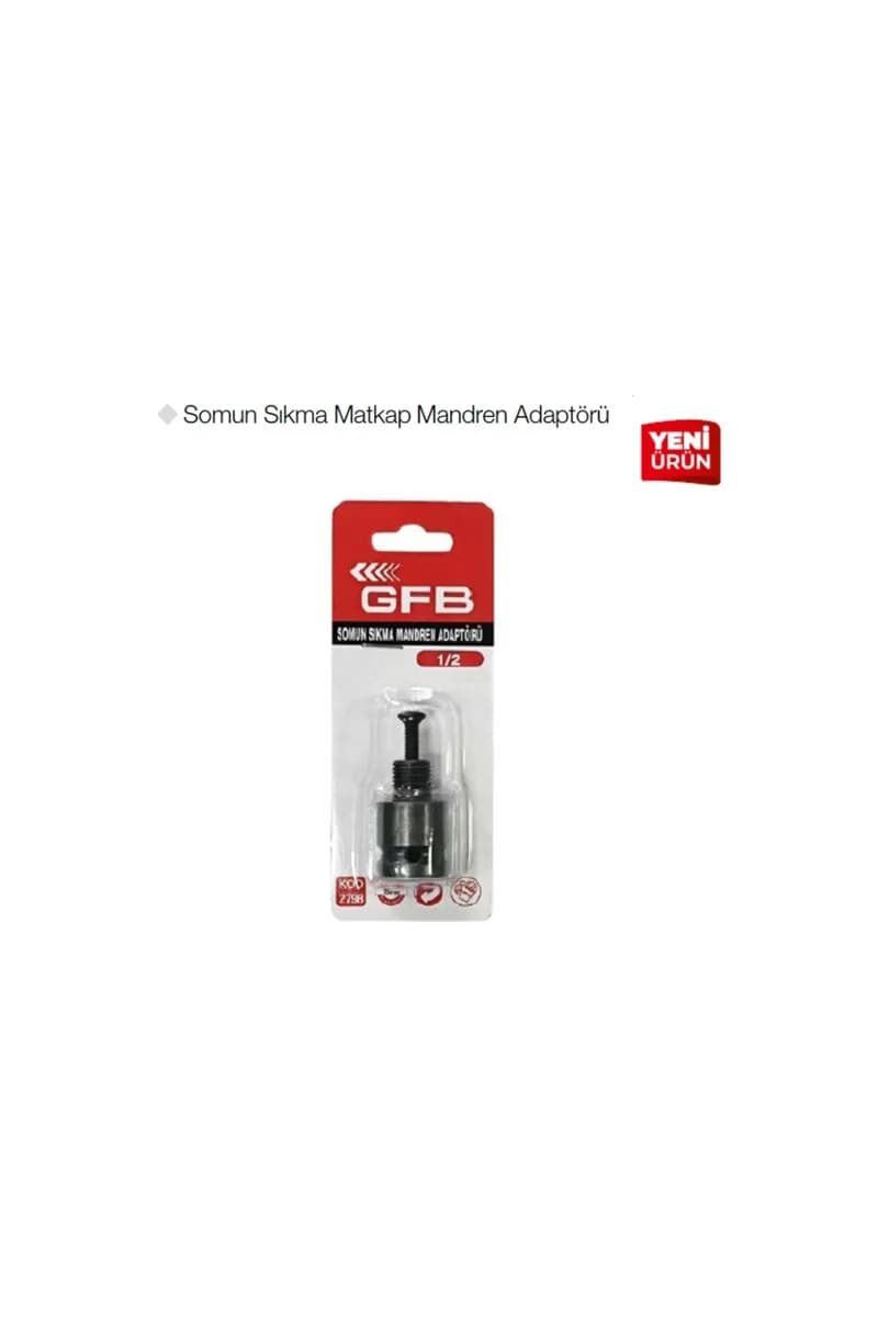 GFB 2798 Somun Sıkma Matkap Mandren Adaptörü 1/2