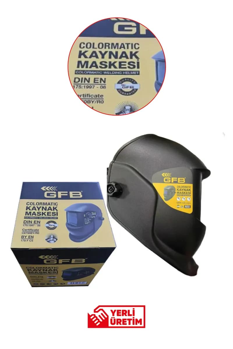 GFB 6000 Colormatik Kaynak Kafa Maskesi
