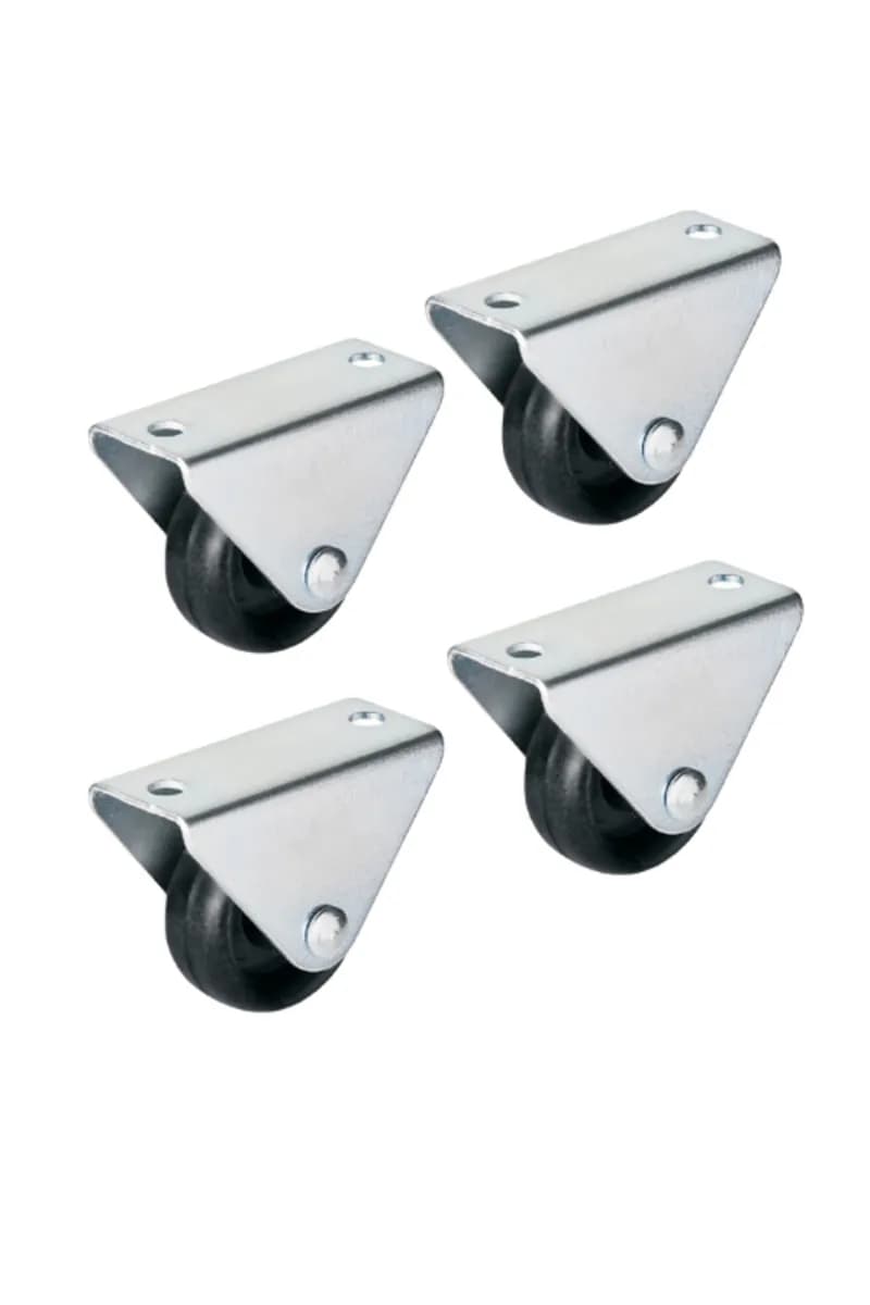 HTS 102 Sabit Mobilya Tekerleği 32 mm 4'lü Set