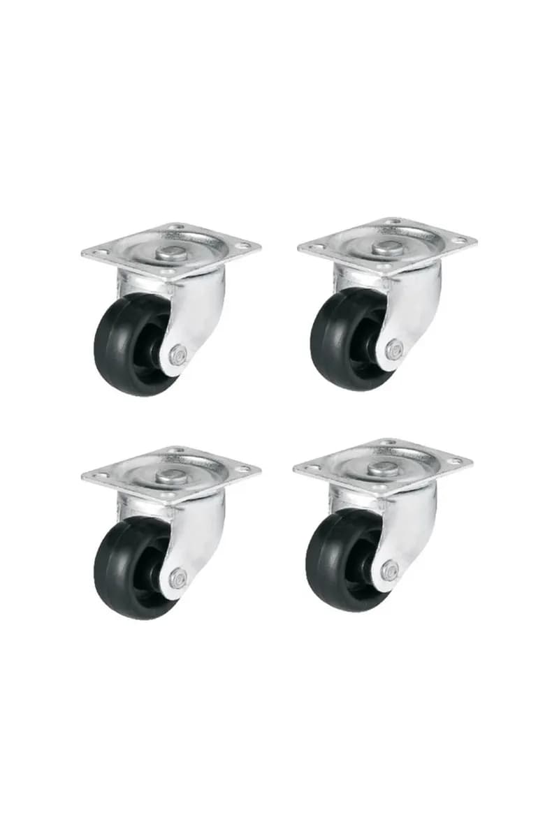 HTS 338 Döner Tablalı Mobilya Tekerleği 28 mm 4'lü Set