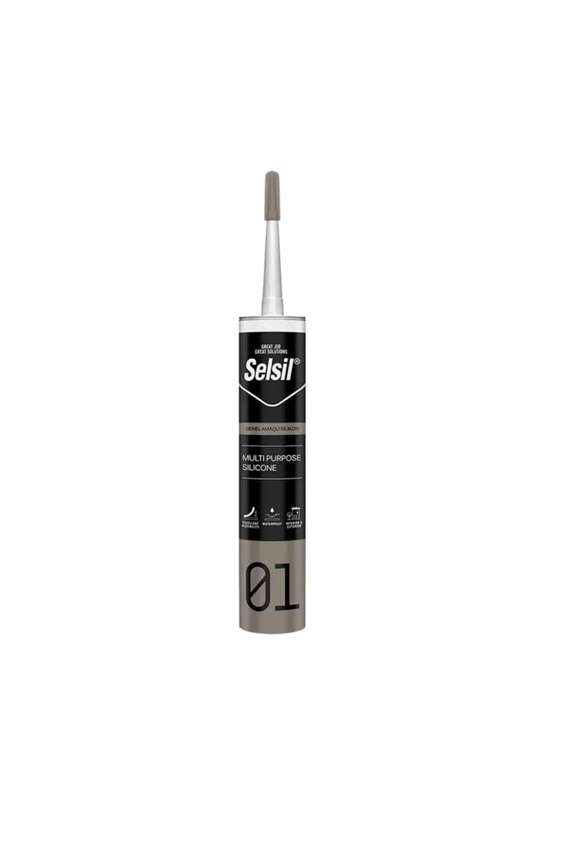 Selsil Genel Amaçlı Şeffaf Silikon 280 g