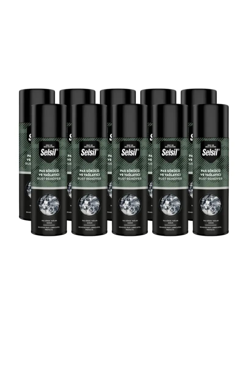 Selsil Pas Sökücü ve Yağlayıcı 400 ml × 10'lu Set
